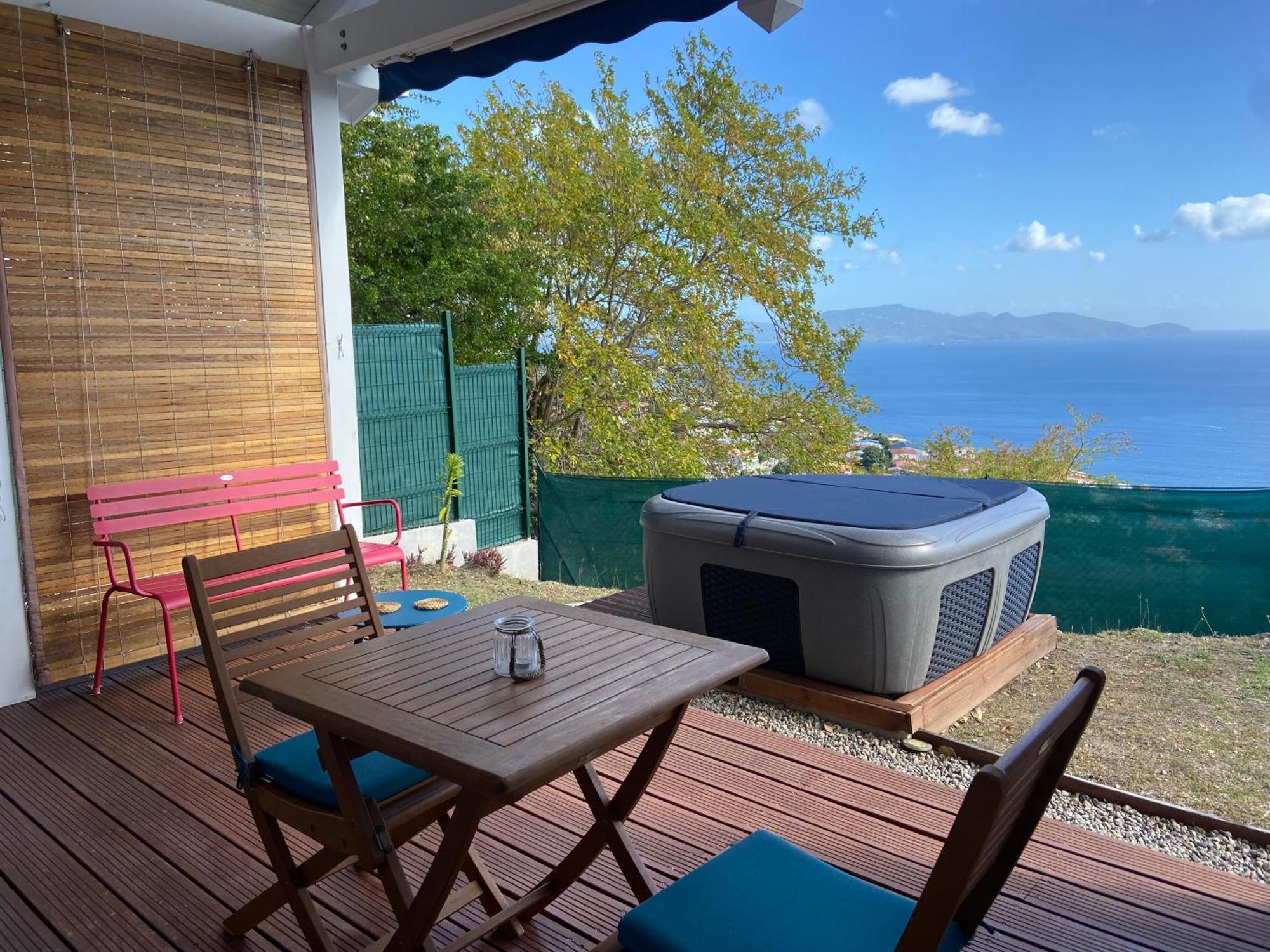 Bungalow Palbea Superieur Avec Spa Et Vue Mer Schoelcher Exterior foto